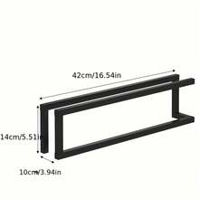 1pc No-Drill Wall-Mounted Adhesive Slipper Rack, Adhesive Door-Mounted Shoe Storage Organizer, Space-Saving Hanging Rack For Entryway, Bathroom, Dorm Room, Bedroom Door, Closet Wall, Easy Install, Mother's Day, Father's Day, Men Women Kids - View 7