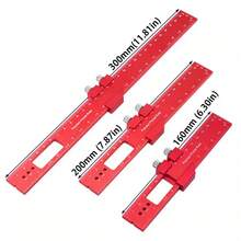 Woodworking Marking Ruler, Woodworking Precision Pocket Ruler, Multifunctional Marking Ruler, Measuring Tool, Aluminum Alloy T-Shaped Ruler, Woodworking Tool - Marking Ruler - View 3