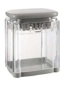 AG BOX Picador de Verduras Cortador de Frutas Manual Cuchillas Acero Inoxidable Cocina Corte Rápido - Gris - Ver 7