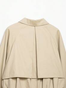 DEEKA Autumn New Women's European & American Style Fashion Minimalist Versatile Puffy Short Jacket - Khaki - View 10