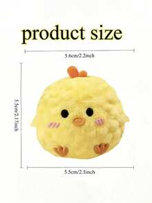 2pcs/ Yellow Chick Pet Interactive Bouncing Sound Toy Ball, (Random Style & Color) Cat & Dog Play Toy, Teething Teeth Cleaning Chewing Sound Ball, Can Make Sound To Attract Dogs, Durable Anti-Bite Material, Slow Bouncing Pet Companion Toy, Battery-Free Training Ball - Multicolor - View 4