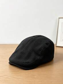 1 PC British Style Spring & Autumn Men's Gangster Octagonal Hat, Painter Hat, Newsboy Cap - Multicolor - View 2