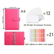 Accounting Ledger Book - Fuchsia Pink - View 12