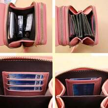 Women's Wallet Card Holder Phone Pouch Touchscreen Phone Bag Crossbody Cute Fashion Key Bag One Shoulder Backpack Soft Affordable Small Purse - Multicolor - View 8