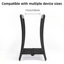 15.6 Inch Vertical Laptop Stand With Gravity Auto Lock, Compatible With Neo 13 Inch, A3404 Air 13/15 Pro 13/14 And (A16) 11th Gen 11 Inch, 10th Gen 10.9 Inch Tablets, Space-Saving Desktop Base, Black - View 7