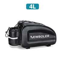 NEWBOLER Hard Shell Bicycle Trunk Bag 8L Large Capacity Bike Bag Waterproof Bike Rear Seat Rack Bag - Multicolor - View 13