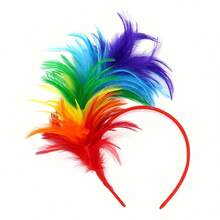 1pc Creative Atmosphere Holiday Headband, Halloween Stage Performance Headband, Suitable For Carnival Party Festival Dance Ball Hair Accessory - Champagne - View 2