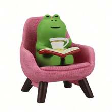 1/2 Mini Frog Figurine - Fun Frog Sculpture, Suitable For Bookshelf Or Desktop - Frog Themed Desktop Decor - Perfect Cute Gift For Frog Lovers - Multiple Styles - View 14