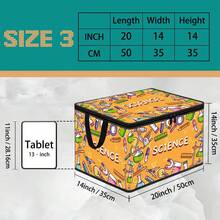 Thickened Storage Bag, Foldable Clothing & Bedding Organizer, Dorm Essential, Suitable For Blankets, Quilts, Wardrobe, Underbed & Dorm Storage, Ideal For Moving, Laundry & Space-Saving Room Organization, Multiple Premium Digital Print Patterns - Multi-color - View 12
