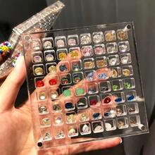 Portable Acrylic Specimen Display Box, Transparent Shell & Rock Collection Storage Organizer, Mini Gemstone, Jewelry, Small Accessories Storage Box, School Classroom & Desktop Decor - Multicolor - View 3