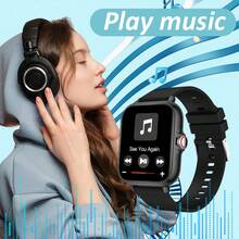Outdoor Sports Fashion Smart Watch, 1.83-Inch Full Touch Screen, Supports Wireless Calls And Messages, Wireless Music Playback, Fitness Tracker Smart Watch. Suitable As Gift For Friends And Couples, Compatible With Android And IOS - View 6