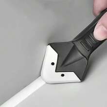 1pc Multi-Functional 3-In-1 Silicone Sealing Tool | Ergonomic Handle 6-Piece Set (5 Replaceable Heads), Durable, Non-Sharp Tips, Easy To Use, Convenient Sealing And Cleaning, Electric-Free Cementing Tool For Scraping Corners, Applying And Smoothing Silicone, Cement, And Grout; Multi-Functional Scraper Tool, Crack Silicone Sealing Tool, Stainless Steel Head - Cleaning And Scraping Tool, Scraper Tool Set, Joint Filler Tool, Flat Tool, Edge Trimming Tool And Cement Cleaner, Silicone Remover, Multi-Tool. A Must-Have For Every Household. - View 3