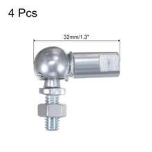 4pcs/Set CS10 M6 Right Angle Ball Joint, M6x1.0 Right-Hand Thread, A3 Steel Material, Self-Lubricating Ball Joint End Cap - M6*1 (Standard Thread) - View 6