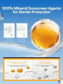 MISTINE Little Star Children Sunscreen Baby Pure Physical Sunscreen Lotion Quick Drying Non-Whitening Washable With Warm Water 20ml - 20ml - View 8