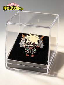 Monogram 1PC Style Collectible Enamel Pin, Bakugou Katsuki Cute Anime Lapel Badge, Hero Fan Gift - Multicolor - View 6