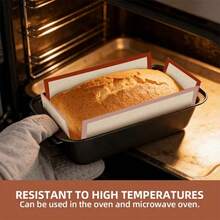 1/3PCS Cross-Handle Silicone Baking Mat, Toast Bread Release Mat, Heat-Resistant Non-Stick Baking Tray Mat, Home Oven Baking Tool, Reusable, Easy Release, Suitable For Oven And Microwave, Compatible With Toast, Cake, Egg Tart, Pie, Macaron. Multiple Colors Available, Fits Regular Toast Box, Beginner-Friendly, Essential Kitchen Baking Accessory For Home DIY Bread And Pastries, Durable And Wear-Resistant, Foldable And Space-Saving, Must-Have Tool For Baking Enthusiasts. - View 7