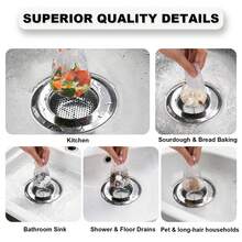 100pcs Disposable Mesh Bags, Suitable For Sink Strainers, Kitchen Sink Strainers, Prevent Clogging, Disposable Mesh Bags Compatible With Most Sink Strainer Sizes, Kitchen Tools, Kitchen Accessories, Suitable For Kitchen, Sink Drain Filter, Kitchen Essentials, Bathroom Accessories, Sink Draining Rack, Kitchen Supplies, Kitchen Essentials - A - View 10
