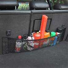 1pc Universal Mesh Cargo Storage Net, Adhesive Storage Bag, Car Trunk Storage Net, Additional Car Organizer Storage Bag - A - View 3