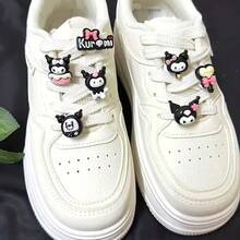 SANRIO 7 قطع من مشابك أحذية رياضية كرتونية سانريو، مشابك زينة أربطة الأحذية، مجموعة سحر أحذية كورومي لطيفة، مناسبة لإكسسوارات الزينة الشخصية، هدية عيد ميلاد - متعدد الألوان - مشاهدة 2