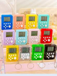 15pcs Kids Electronic Game Party Favors, Arcade Game Keychains, Birthday Party Supplies, Gift Bag Fillers, Classroom Prizes - Multicolor - View 9