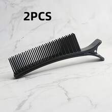 2pcs/6pcs/12pcs Multi-Functional Hair Sectioning Clips With Comb Teeth, Styling Bangs Clip, Salon Assistant Professional Hair Clips, Non-Slip Stable Design, Suitable For Dyeing, Perming, Cutting And Styling, Easily Separate Hair Strands, Fix Hair Without Pulling, Universal For Home And Hair Salon Use, Practical Hair Styling Tool For Women - Multicolor - View 12