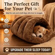 1pc Plush Round Pet Bed, Suitable For Cats And Dogs, Soft Faux Rabbit Fur Donut-Shaped Bed With Raised Edges, Comfortable And Warm Sleeping Nest, Suitable For Small And Medium-Sized Dogs And Cats Indoor Pet Mat, 17.72in/21.65in/23.62in - Multicolor - View 7