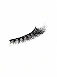 10 Pairs Eyelash Extension Cross Type 15mm False Eyelashes - Black - View 3