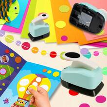 3pcs Round Paper Punch Set, Includes 3/8", 5/8", And 1" Round Hole Punchers, Suitable For Students, Scrapbooking And Card Making - 3pcs Circle Cutter Paper Hole Puncher Kit Circle Shapes 3/8 5/8 1 in Craft Single Suitable Students - View 4