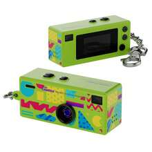 1080P Mini Keychain Camera - 0.96" HD Screen, 8MP Retro SLR Design, 160° Wide Angle, Anti-Lost Lanyard, Rechargeable Portable DV Camera Suitable For Adults/Teens/Outdoor Travel - Multicolor - View 21