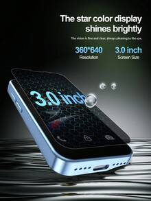 SERVO 16SE Mini Smartphone, Android 9.0 OS, WCDMA Dual SIM Dual Standby 3G Network, 3.0 Inch HD Display, 2GB+16GB Storage, Smallest Phone - Gold - View 8