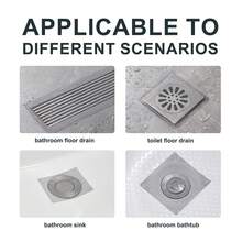 JUE FISH Self-Adhesive Mesh Screen Roll - Window & Door Repair Net, Anti-Clogging Drain Strainer & Hair Catcher For Bathroom, Sink & Sewer - A - View 4