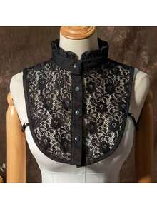 1pc Women's Casual Basic Minimalist Detachable Collar - Multicolor - View 9