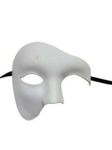 1pc Unisex Gothic Style Half Mask, Masquerade Party Costume Prop, Venetian Style Halloween Mask, Groom Groomsmen Wedding Face Decoration, Suitable For Daily Party And Holiday Wear - A - View 5