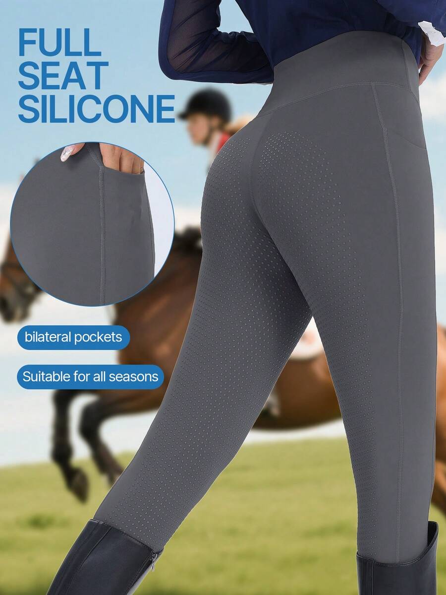 ROYALS MATTINI Women's Equestrian Pants, Spring And Summer Women's Riding Pants, Equestrian Clothing, Riding Leggings With Pockets Fall Sports