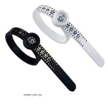 1pc Finger Measuring Ruler With Magnifying Glass Ring Size Gauge Ring Diameter Measuring Ruler Belt-Style Finger Size Measuring Tape - A - View 7