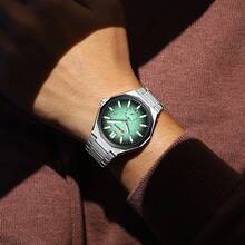 CURREN Men's Fashion Quartz Waterproof Watch With Luminous Hands And Stainless Steel Band - Multicolor - View 7