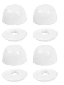 1-2-4-6-8pcs Universal Luminous Toilet Seat Screw Caps, Fluorescent Bolt Covers, Bathroom Toilet Accessories - Multicolor - View 11