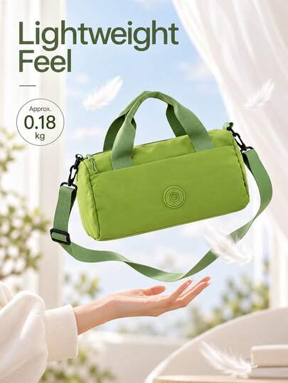 Women's Pilates Handbag, Lightweight Multi-Use Carry Yoga Bag With Top Handles, Adjustable Shoulder Strap, Front Pocket And Spacious Main Compartment, Stylish Crossbody Tote For Gym, Travel, Daily Commute, Weekend Outings And Fitness Use