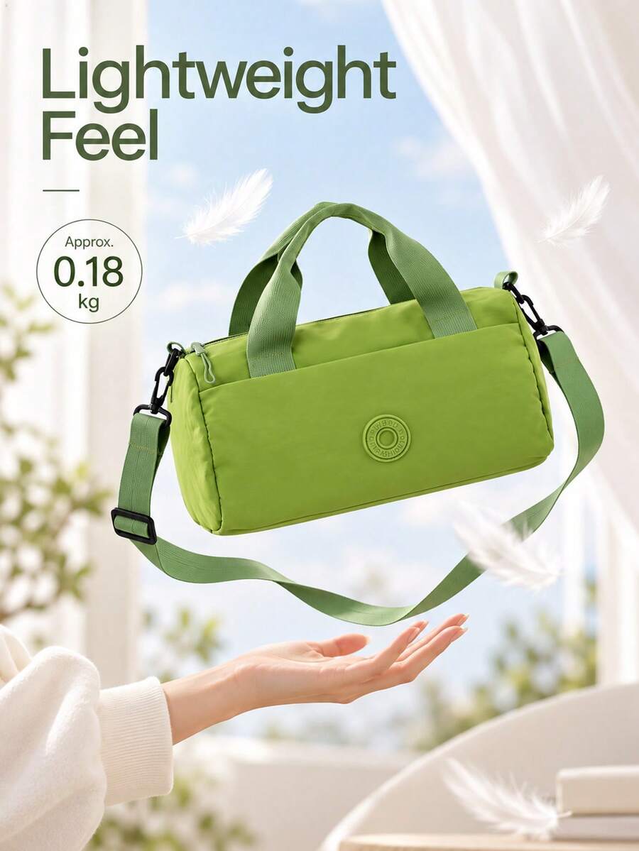 Women's Pilates Handbag, Lightweight Multi-Use Carry Yoga Bag With Top Handles, Adjustable Shoulder Strap, Front Pocket And Spacious Main Compartment, Stylish Crossbody Tote For Gym, Travel, Daily Commute, Weekend Outings And Fitness Use