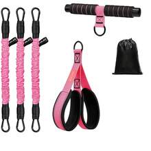 Yoyoapple Upgraded Multifunction Pedal Resistance Band With Handle, 3 Tube Adjustable Resistance Bands, Full Body Fitness Exercise Equipment For Abdomen, Waist, Arm, Core/ABS, Leg, Physical Therapy - Multicolor - View 6