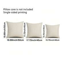 4pcs Cute Snowman Christmas Square Pillow Covers, Hello Winter Let It Snow Snowman Face Cushion Cases, Single-Sided Print Linen Pillowcases For Sofa Bedroom, No Pillow Inserts - Multicolor - View 2