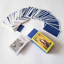 English And Spanish Language Rider Waite Tarot Cards A Set 78-Card Board Game Playing Decks - Yellow - View 2