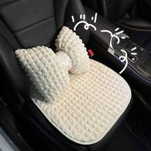 1pc Foam Grid Car Seat Cushion, Breathable Car Seat Cushion For Summer, Simple Comfortable Non-Slip, All-Season Universal Car Seat Cushion - A - View 7