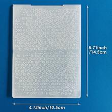 Embossing Folder, Christmas & Paw Print Mixed Pattern Textured Impressions Embossing Tool For Card Making Scrapbook Album Paper Craft Decor - Dog Paw - View 9