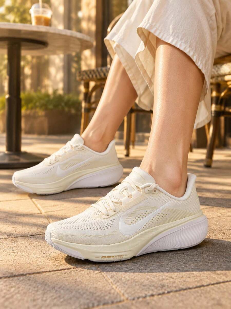 Women's Running Shoes W NIKE AIR ZOOM PEGASUS 42 Mesh Breathable Road Running Shoes IB1881-106 - Peak White/Pale Ivory - View 1