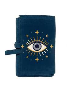 Devil's Eye Velvet Tarot Card Storage Bag, Dual-Color Blue & Purple Drawstring Closure, Soft Fabric Protective Cover, Portable Card Pouch, Suitable For Storing Tarot Cards And Small Items, Tarot Card Bag, Applicable For Tarot Cards, Divination Cards, Card Games And Small Items Storage, Perfect Gift For Holidays, Birthdays, Parties, Valentine's Day, Back To School, Teacher's Day, Halloween, Christmas,Travel Essential,Room Decor - Multicolor - View 15