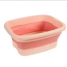 Foldable Foot Bath Basin With Massage Rollers & Lid, Large Deep Portable Foot Soak Tub, Heat Insulation Foot Washing Bucket For Home Use, Relieve Fatigue, Home Essential, Ideal Gift - Multicolor - View 12
