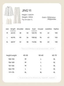 Gongdie 3 Pieces Miffy Women's Pajama Set,Fall White Soft Cotton Loungewear With Lace Trim And Pocket - White - View 7