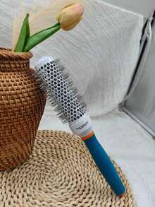 1pc Professional Ceramic Round Brush, Anti-Static Thermal Barrel Brush For Blow Drying And Heat Styling - Suitable For Salon Hairdressing - Multicolor - View 8