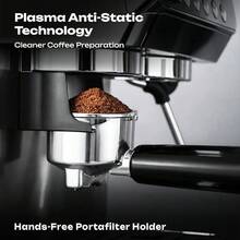 HiBREW H7Lite Semi-Automatic Espresso Machine With Integrated Grinder And Brewer, 1.8L Large Detachable Water Tank, PID+NTC Dual Temperature Control Protection, Pre-Infusion Function For Full Aroma Release, 44-Level Adjustable Grind Settings - EU F Type Plug(220-240V) - View 6